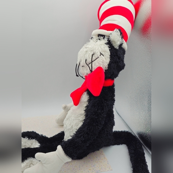 Vintage 2002 Dr. Seuss Cat in the Hat 18" Soft Plush Toy - Picture 3 of 6